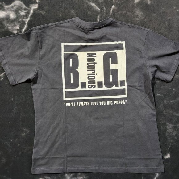 VINTAGE Winterland Biggie Smalls T-Shirt Tee Notorious B.I.G. Puppet Strings 90s - Picture 2 of 9
